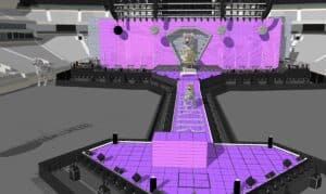 Las Mujeres Ya No Lloran World Tour render escenario