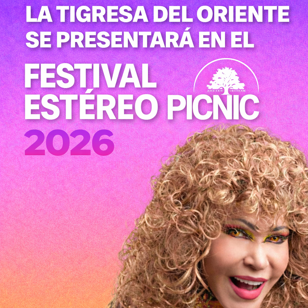 la tigresa del oriente se presentará en el Festival Estereopicnic 2026